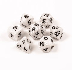 7pc RPG Set - Elessia Essentials - White